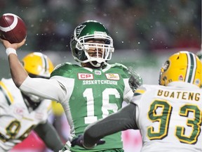 Quarterback Brandon Bridge came off the bench on Saturday for the Riders against the Eskimos.