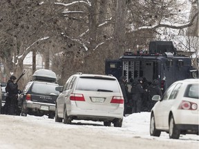 Regina Police Service SWAT members were called in to assist in the execution of a pre-planned warrant at a residence on the 2000 block of Princess St. south of Victoria Ave. Schools in the area were secured, and parents asked to pick up their children who weren't taking buses after school.