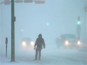 File photo of a winter scene in Regina.