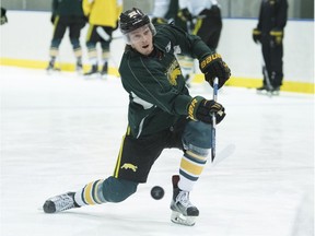 Zak Zborosky has adapted nicely to playing with the University of Regina Cougars after four seasons in the WHL.