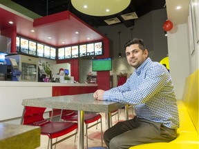 Deepansh Mohan, owner of a south Albert St. franchise of Canadian Pizza Unlimited.