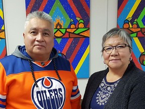 Clifford Crane (left) Christina Tranberg (right) and with the Family Finders program at Yorkton Tribal Council Child and Family Services are recruiting First Nations homes for children in long-term care.