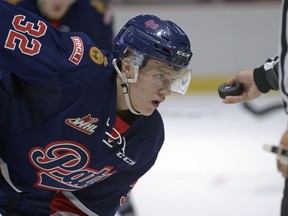 Regina Pats forward Robbie Holmes.