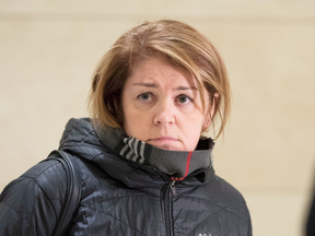 Liberal MP Sherry Romanado leaves a committee meeting, in Ottawa on Monday, Dec. 4, 2017.