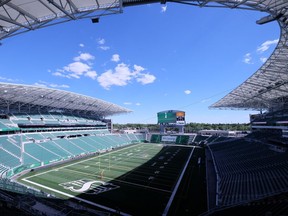 Regina's new Mosaic Stadium could still be the site of a future outdoor hockey game.