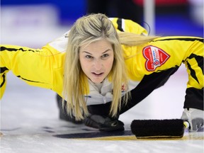 Manitoba's Jennifer Jones is rolling at the Scotties Tournament of Hearts.