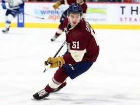 Jesse Gabrielle is playing for the Regina Pats after spending the first half of the season with the AHL's Providence Bruins.