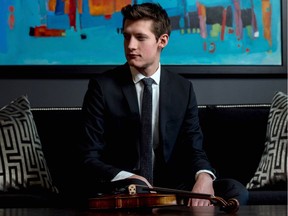 Violinist William Boan is performing with the Regina Symphony Orchestra on Jan. 20.