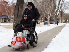 Mary Ann and Jonathan McLeod in Saskatoon, SK on February 13, 2018.