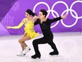 Cortney Mansour and Michal Ceska compete in ice dance for the Czech Republic at the Winter Olympics in PyeongChang, South Korea.