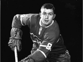 Bill Hicke, shown with the Montreal Canadiens in 1963, is among the 2018 inductees into the Saskatchewan Hockey Hall of Fame.