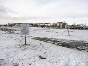 Petro Canada is looking to build some fuel storage tanks on this lot on the northwest corner of Park Street and Ross Avenue in Regina.