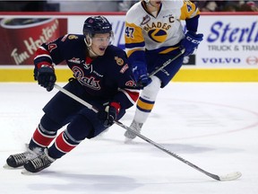 Regina Pats centre Koby Morrisseau had the first two-goal game of his WHL career on Tuesday night, leading his team to a 6-3 win over the host Medicine Hat Tigers.