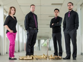 The Proteus Saxophone Quartet will perform at a Regina Musical Club recital on Feb. 11.