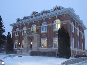 The Court of Queen's Bench courthouse in Battleford, Saskatchewan is shown on Jan. 31, 2018. The building has been the site of the Gerald Stanley murder trial. It's been hearing cases since 1907.
