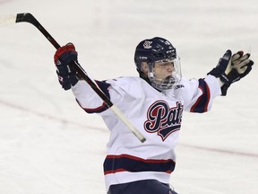 The Regina Pat Canadians' Jaydon Dureau, shown in this file photo, finished second in the Saskatchewan Midget AAA Hockey League's scoring race.