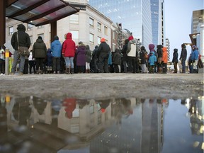 A memorial vigil for people who've died homeless was held in City Square Plaza on Feb. 2, 2018.