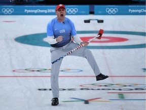 John Shuster, shown en route to winning the gold medal in men's curling at the recent Winter Olympics, has elevated curling's profile in the United States.