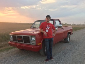 Graeme Andrews calls his '85 GMC pickup "a real diamond in the rough." DALE EDWARD JOHNSON