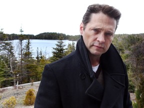 Jason Priestley appears on the set of the film "Away from Everywhere," in St. John's, N.L. on Thursday, May 7, 2015.