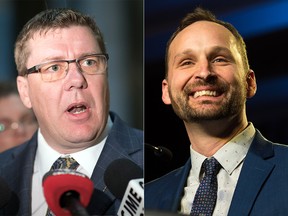 Saskatchewan Premier Scott Moe and NDP Leader Ryan Meili.