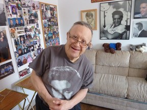 Jerry Kryzanowski in his new room at the Walter Lane group home in Saskatoon.