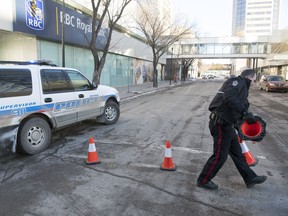 The Regina Police Service had the 1700 block of Hamilton Street blocked off Thursday morning.