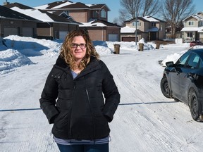 Heather Rittwage is upset about the city's slow response time in plowing residential streets.