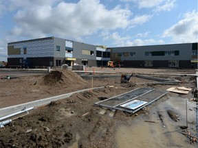 A Regina P3 school under construction in 2016.