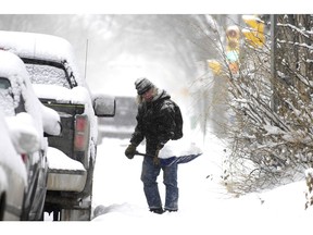 Many Reginans voluntarily clear their sidewalks and those of their neighbours, but there have been calls for a bylaw backed by fines.

(REGINA, SASK - Nov. 10, 2012  -   Darcy Pryce shovels snow from the sidewalk in front of the Madrid Apts. on College Ave. in Regina, Sask. on Saturday Nov. 10, 2012.