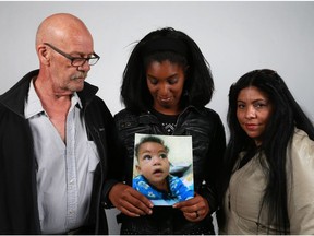 A North Battleford man, Henry (Ted) Parker, his stepdaughter Mairy and wife Maria Parker are speaking out after eight-month-old Jepherson (in the photograph) was denied a visa to visit his grandmother in Canada.