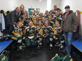 Members of the Humboldt Broncos junior hockey team are shown in a photo posted to the team Twitter feed.