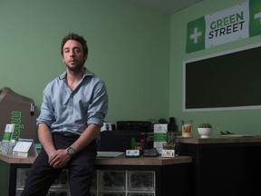 Jonathan Metz, owner of Green Street clinic in Regina, in the front office of the business.