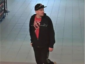 A photo of the suspect who police said used counterfeit money at a Swift Current business.