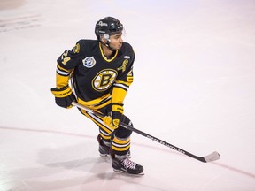 Regina-born left-winger Arthur Miller has excelled for the Estevan Bruins during the 2018 SJHL playoffs.