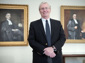 Chief Justice Robert Richards in the Saskatchewan Court of Appeal in Regina.