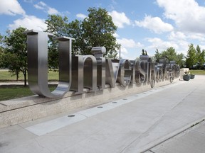 University of Regina sign.