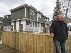 Don Meikle, executive director of EGADZ, stands outside of the Sweet Dreams program home in Saskatoon.