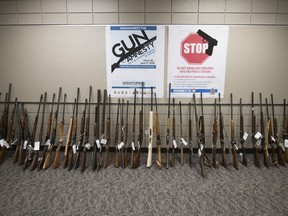 The Regina Police Service announces the result of their 2018 provincial gun amnesty in which people could bring in unwanted firearms in an effort to keep them off the street.