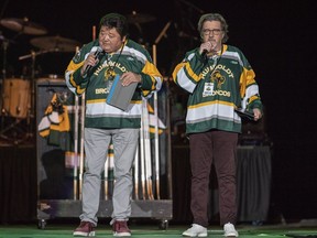 American comedians Terry Ree (left) and Bruce Williams have had their May 24 appearance at Casino Regina cancelled due to controversy stemming from the Humboldt Broncos Tribute Concert on April 27.
