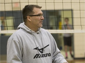 University of Saskatchewan men's volleyball head coach Brian Gavlas