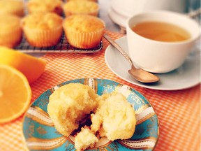 Lemon cream cheese muffins are perfect for tea. (Renee Kohlman)