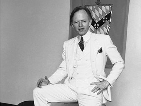 This November 1986 file photo shows author Tom Wolfe. Wolfe died at a New York City hospital. He was 87. Additional details were not immediately available.