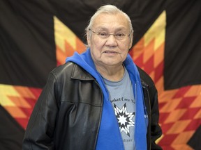 Noel Starblanket is the elder-in-residence at Scott Collegiate.