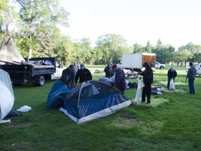 The Justice For Our Stolen Children Camp in front of the Legislative Building was forced to take down tents after 108 days. D.C. FRASER/Regina Leader-Post