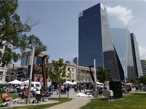 Food trucks have not been as plentiful on City Square Plaza as they have been in years past.