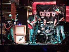 Coherency performs during a CD release party for Cognitive Dissonance, their latest album, on June 16 at The Club.