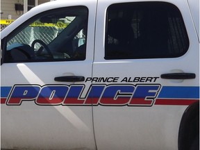 Prince Albert Police Chief Troy Cooper spoke to the media Wednesday following a police shooting in the city Tuesday evening. Photo by Charlene Tebbutt