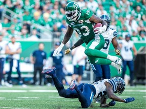 Tailback Jerome Messam, 33, was released by the Saskatchewan Roughriders on Monday, one day after being charged with voyeurism.