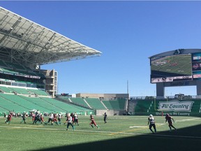 The Regina Riot and Saskatoon Valkyries played a Western Women's Canadian Football League game at Mosaic Stadium on Sunday.